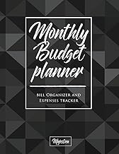 My Home Budget Planner: Monthy Bill Organizer & Expense Tracker Book, Black Geometric Tough Matte Cover Design (Best Budget Planner & Tracker Handy Book)