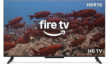 Amazon Ember 2-Serie mit Fire TV (neueste Generation), 32-Zoll-Smart-TV in HD mit Alexa-Fernbedienung, schnellem Streaming, Dolby Audio, Ambient-TV und kostenlosem Live-TV