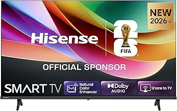 Hisense 32E4DS Fernseher 32 Zoll, 4K FHD Smart TV, Hi-View AI Engine, 60Hz Game Mode, Natural Colour Enhancer, Dolby Audio, DTS Virtual: X, Rauschunterdrückung, Airplay [2026]