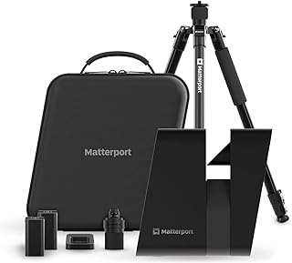 Matterport Pro3 Performance Kit 3D Lidar Digital Camera for Creating Professional 3D Virtual Tour Experiences with 360 Views and 4K Photography Indoor and Outdoor Spaces with Trusted Accuracy