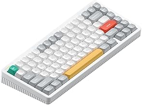 nuphy Halo V2 IO Wireless Mechanical Keyboard with PBT Keycaps,Hot Swappable Custom Gaming Keyboard,Aluminum Alloy Frame,RGB Backlit,Gasket Structure,BT5.0/USB-C/2.4GHz Low Latency Office Keyboards