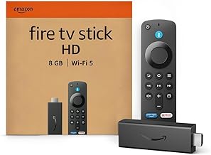 Amazon Fire TV Stick HD, Free- und Live-TV, Alexa-Sprachfernbedienung, Smart-Home-Steuerung, HD-Streaming
