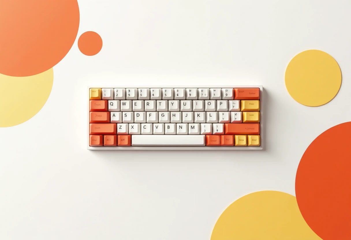 Gaming-Setup mit Tastatur und Maus