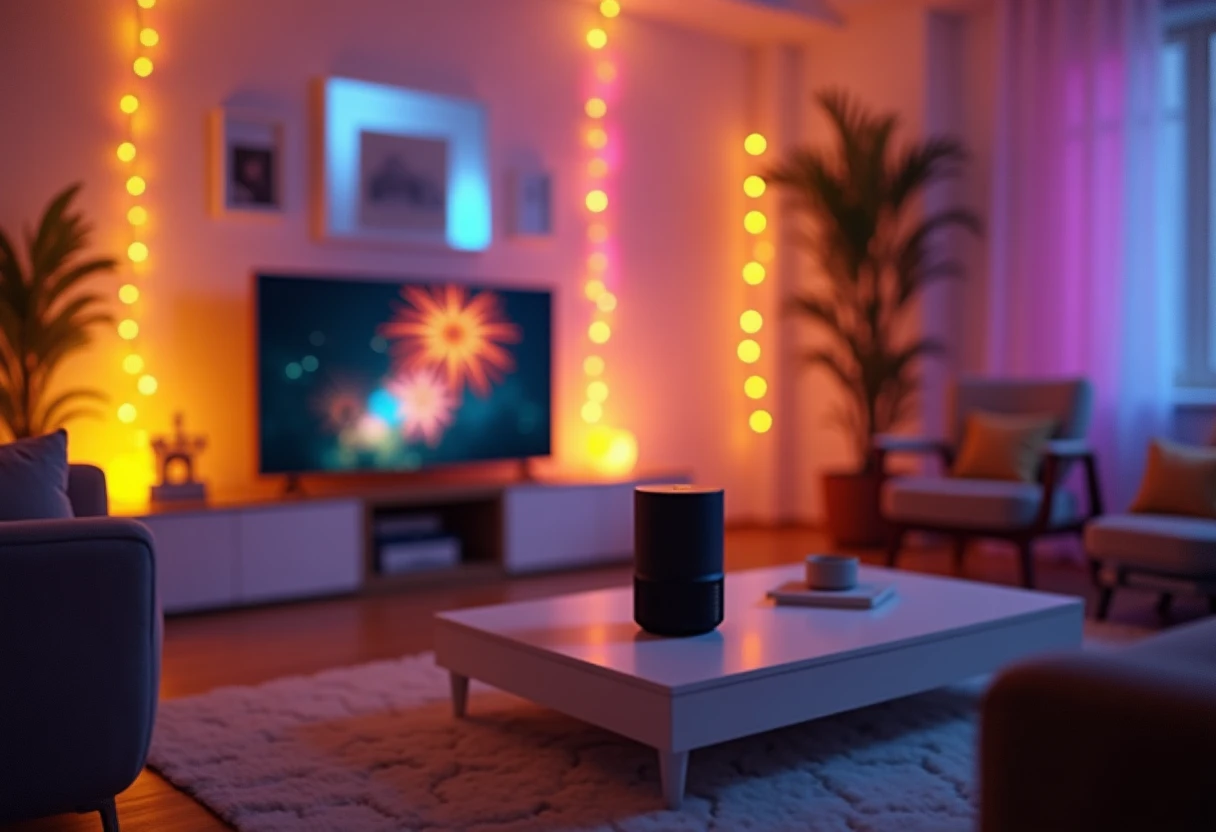 Smart home with LED lighting