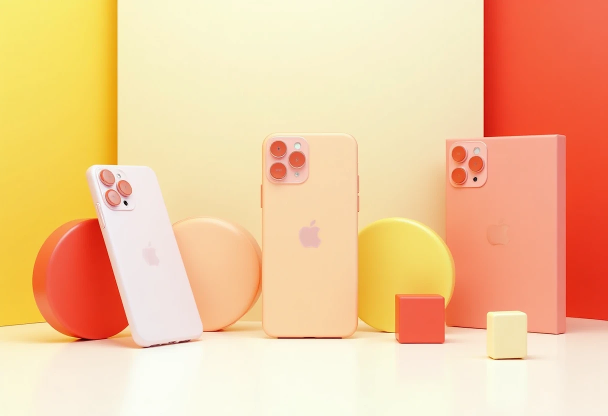 Collection de smartphones et accessoires